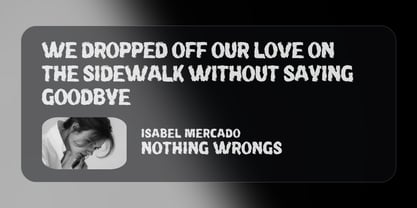 Kinken Font Poster 7