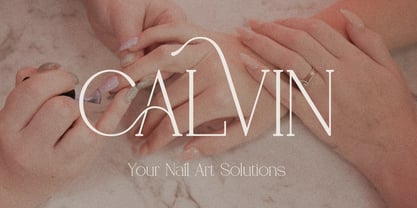 Glica Qidvers Font Poster 4