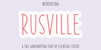 Rusville Font Poster 1