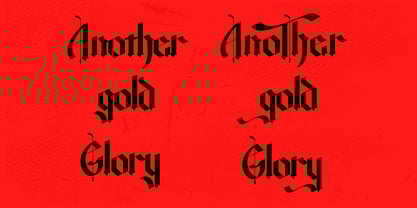 Alugonia Font Poster 8