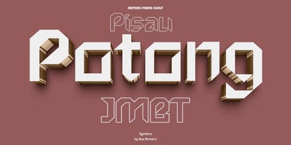 Pisau Potong JMBT Font Poster 1