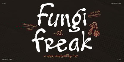 Fungi Freak Font Poster 1