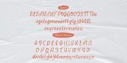 Fungi Freak Font Poster 12