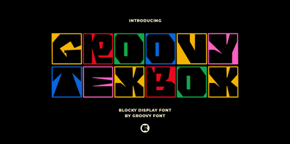 Groovy Texbox Font Poster 1