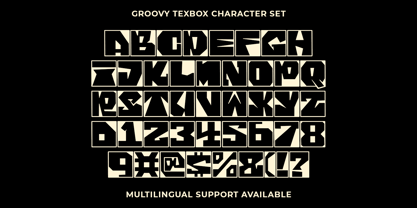 Groovy Texbox Font Poster 7