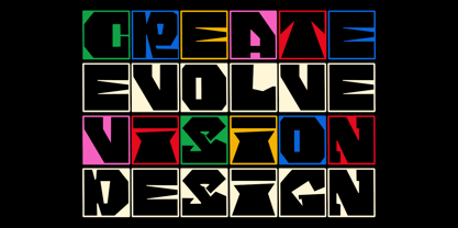 Groovy Texbox Font Poster 4