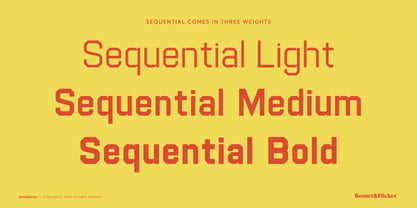 Sequential Font Poster 2