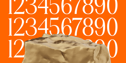 Amethast Stones Font Poster 8