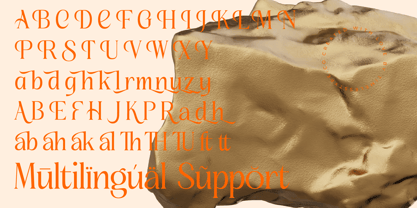 Amethast Stones Font Poster 14
