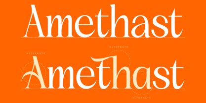 Amethast Stones Font Poster 12