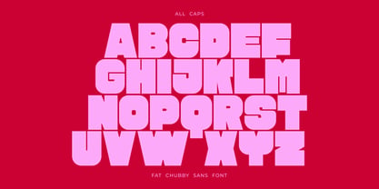 Fat Chubby Sans Font Poster 7