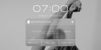 Borndia Font Poster 10