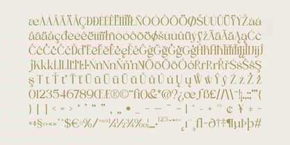 Tensura Font Poster 15