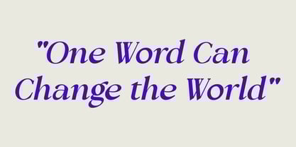 Tensura Font Poster 14