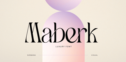 Maberk Font Poster 1