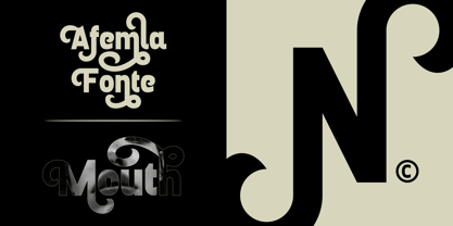 Afemla Font Poster 8