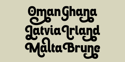 Afemla Font Poster 6