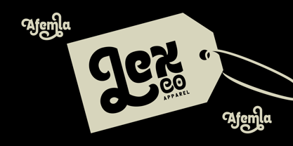 Afemla Font Poster 7