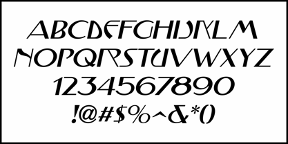 Mucha Nouveau JNL Font Poster 5