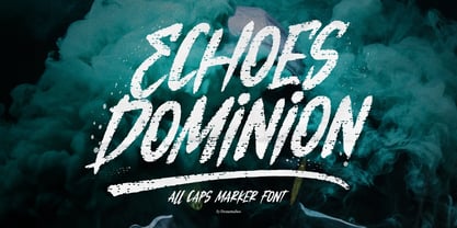 Echoes Dominion Font Poster 1