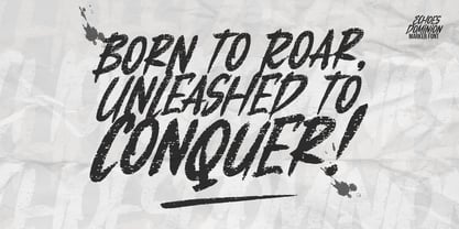 Echoes Dominion Font Poster 6