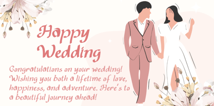 Beautiful Claudia Font Poster 3