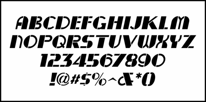 Floor Show JNL Font Poster 6