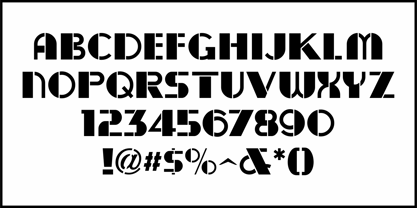 Floor Show JNL Font Poster 4