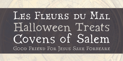 Horologium Font Poster 3