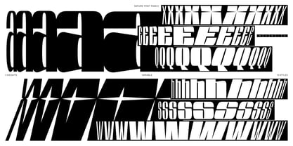 Sature Font Poster 4