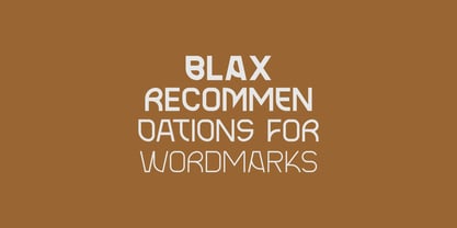 Blax Medium Font Poster 5