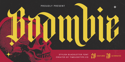 Boombie Font Poster 1