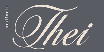 Thei Font Poster 1