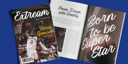 Begalin Font Poster 4