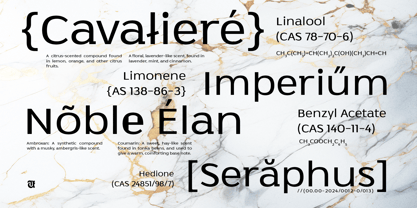 UT Manricho Font Poster 5