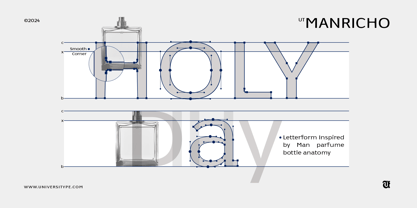 UT Manricho Font Poster 6