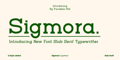 Sigmora Font Poster 1