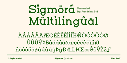 Sigmora Font Poster 9
