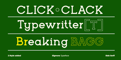 Sigmora Font Poster 2