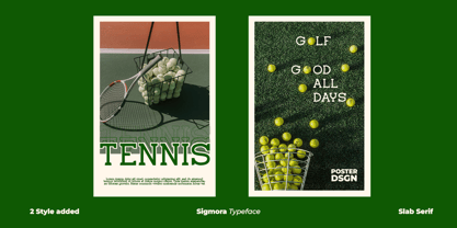 Sigmora Font Poster 6