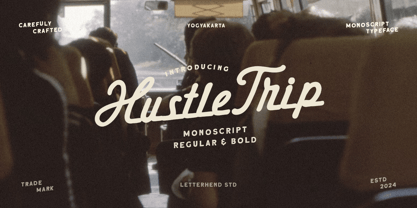 Hustle Trip Bold Font Poster 1