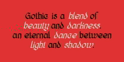 Hillyorn Blackletter Font Poster 2