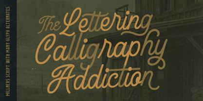 The Millners Medium Font Poster 2