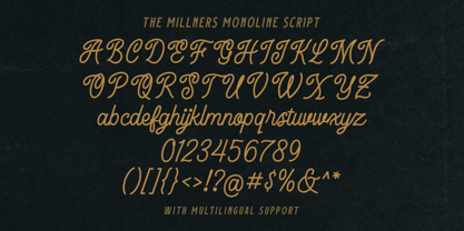 The Millners Medium Font Poster 5