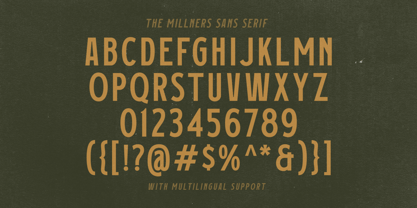 The Millners Medium Font Poster 6