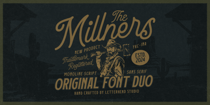 The Millners Medium Font Poster 1