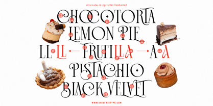 UT Silver Glass Font Poster 9