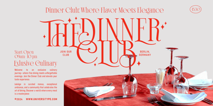 UT Silver Glass Font Poster 5