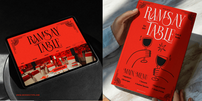 UT Silver Glass Font Poster 8