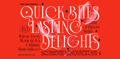 UT Silver Glass Font Poster 2